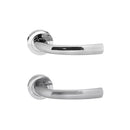 Atlantic S21R Status Nevada on Round Rose Door Handle Pack