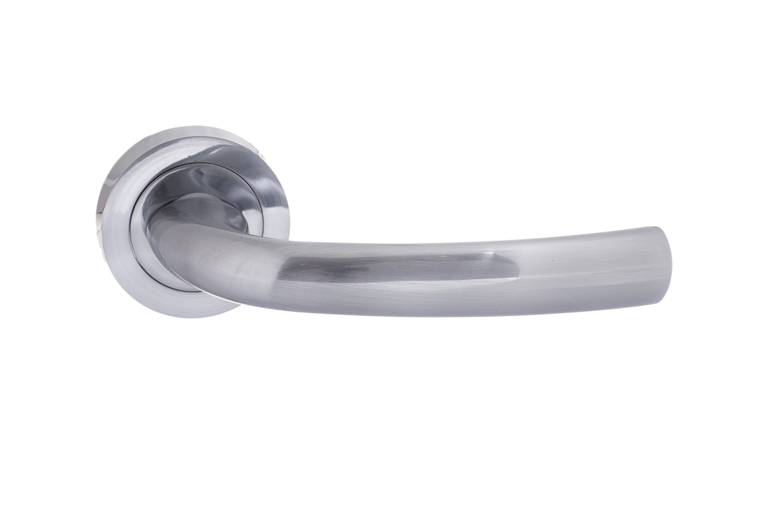 Atlantic S21R Status Nevada on Round Rose Door Handle Pack