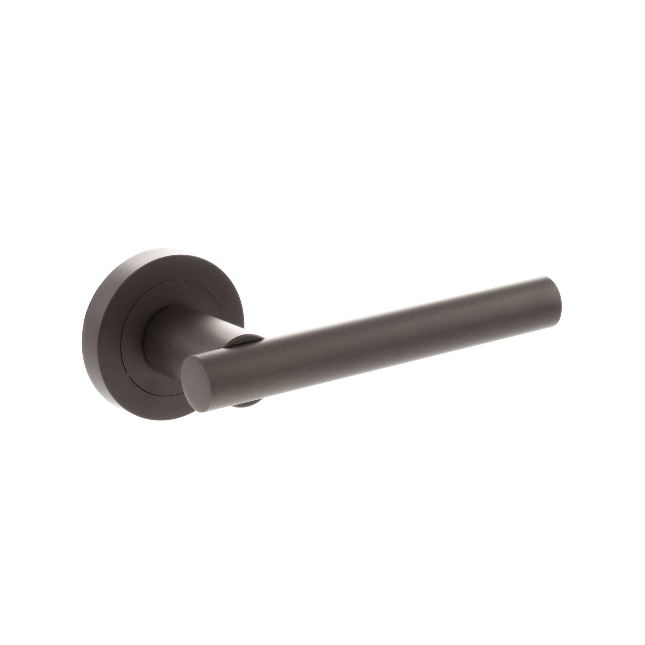 Atlantic S28R Status Nebraska on Round Rose Door Handle Pack