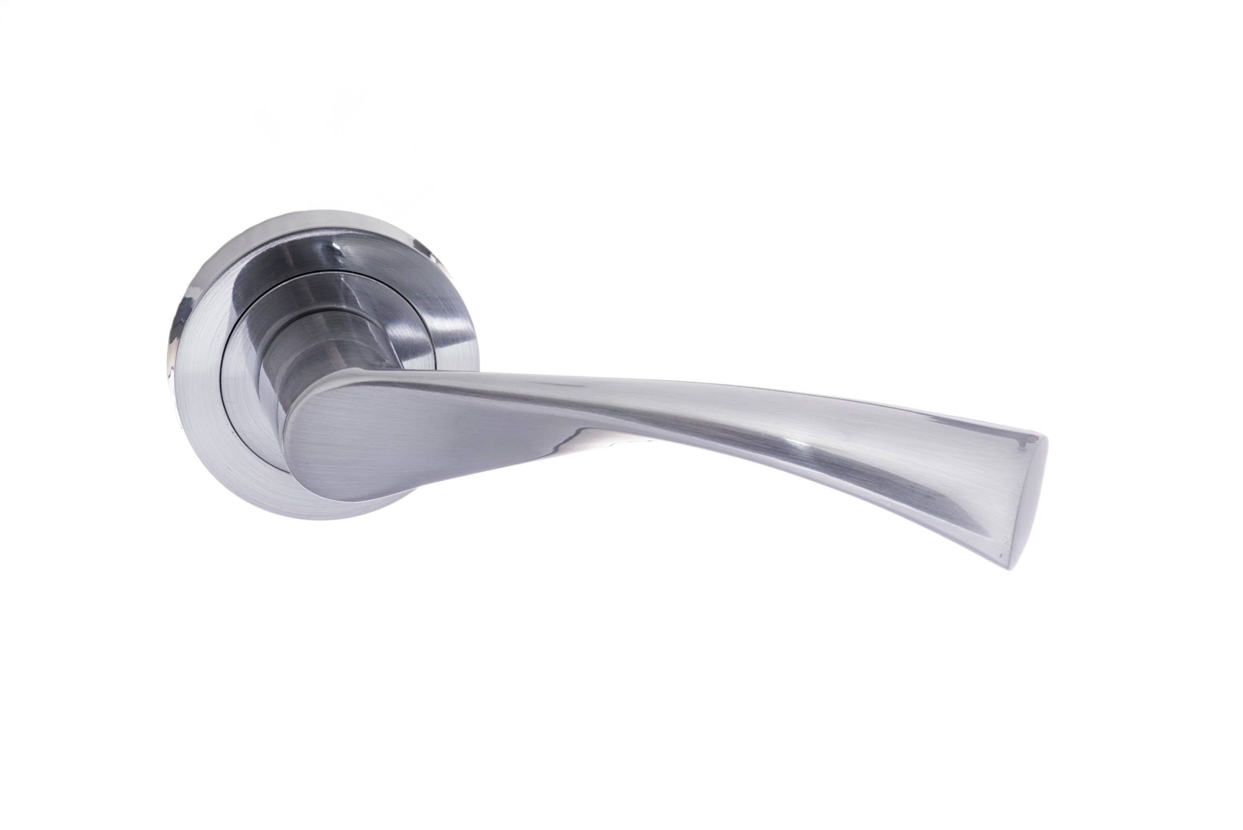 Atlantic S34R Status Colorado on Round Rose Door Handle Pack