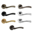 Atlantic S35R Status Texas on Round Rose Door Handle Pack