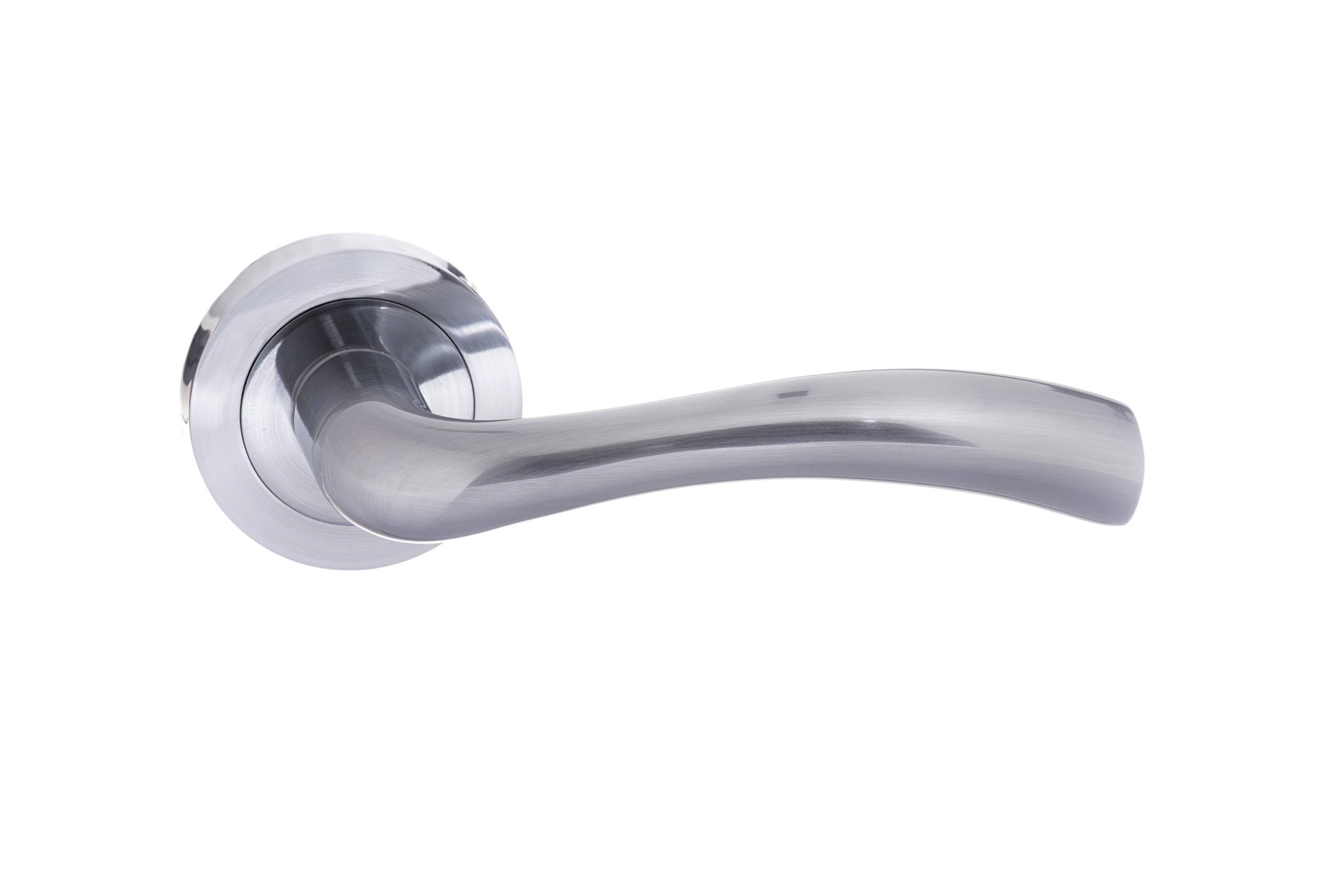 Atlantic S35R Status Texas on Round Rose Door Handle Pack