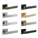 Atlantic S40S Status Montana on Square Rose Door Handle Pack