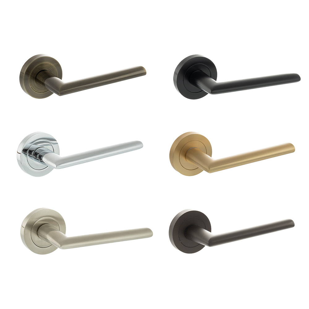 Atlantic S43R Status Alabama on Round Rose Door Handle Pack
