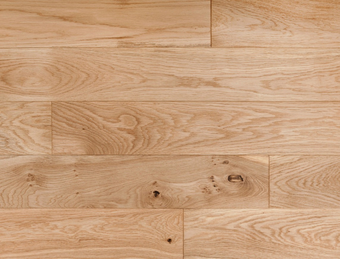 Ludlow Oak Brushed Plank Solid Wood Flooring | UV Oiled | 125 x 300-1200 x 18mm