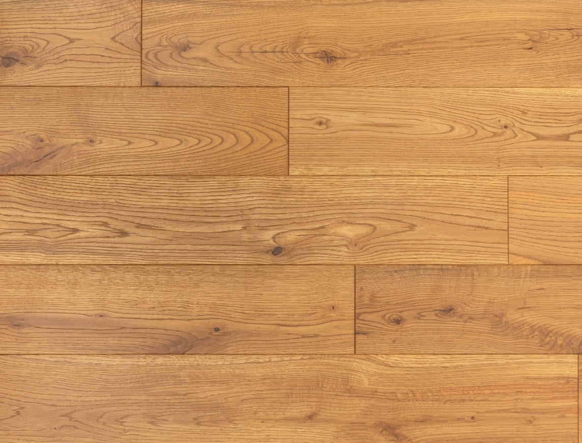 Harley Oak Brushed Hand Scraped Plank Solid Wood Flooring | UV Oiled | 125 x 300-1200 x 18mm