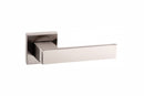 Atlantic Senza Pari Panetti Lever Door Handle on Flush Square Rose - Satin Nickel