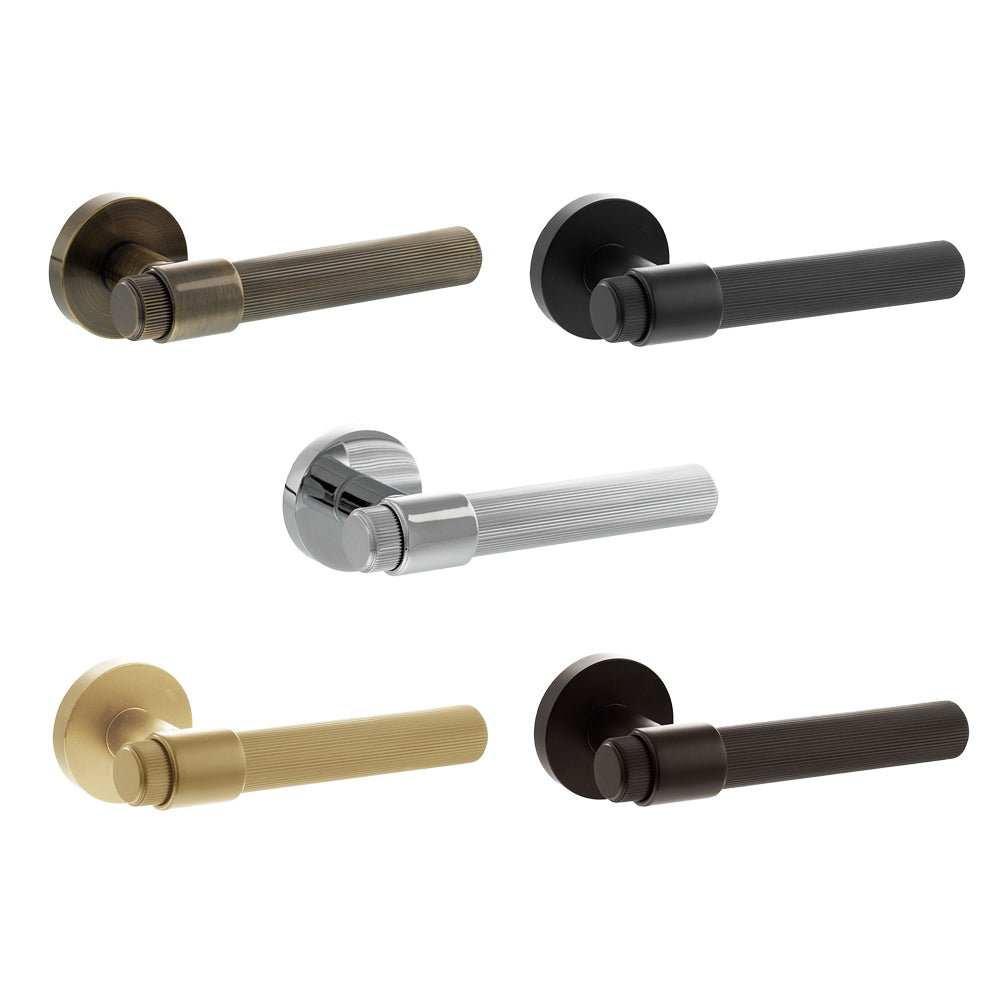 Atlantic SPR165 Senza Pari Fasana on Round Rose Door Handle Pack