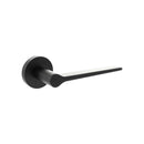 Atlantic Senza Pari Laviano Lever Door Handle on Minimal Round Rose - Matt Black
