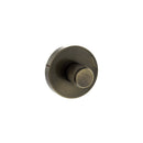 Atlantic Senza Pari Knurled WC Turn and Release on Minimal Round Rose - Antique Brass