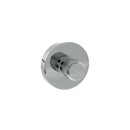 Atlantic Senza Pari Knurled WC Turn and Release on Minimal Round Rose - Polished Chrome