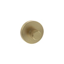Atlantic Senza Pari Knurled WC Turn and Release on Minimal Round Rose - Satin Brass