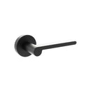 Atlantic Senza Pari Darrio Lever Door Handle on Round Rose - Matt Black