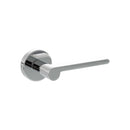 Atlantic Senza Pari Darrio Lever Door Handle on Round Rose - Polished Chrome