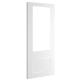 Deanta Sandringham White Primed Bevelled Glazed Door