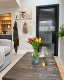 LPD Black Pre-Finished Chelsea 4L Reeded Glass