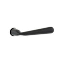 Tupai Rapido CurvaLine Adra Lever Door Handle on Concealed Round Rose - Pearl Black