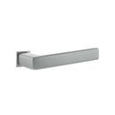 Tupai Rapido 5S Line Portel Lever Door Handle on Concealed Square Rose - Satin Chrome