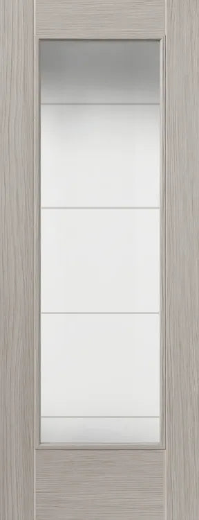 JB Kind Tigris Light Grey Full Glazed Internal Door