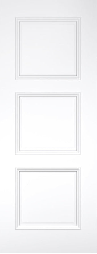 Pre-Assembled Trinity White Primed FD30 Fire Door Set FSC