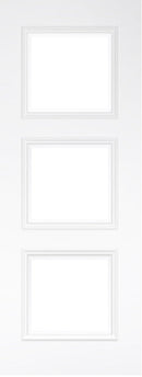 Deanta Trinity White Primed Bevelled Glazed Door FSC