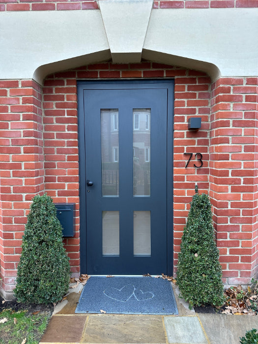 Turenwerke SL75 Design 29 Aluminium Door - Anthracite White - Blackline