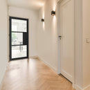 JB Kind Cosmo Black Clear Glass Internal Door