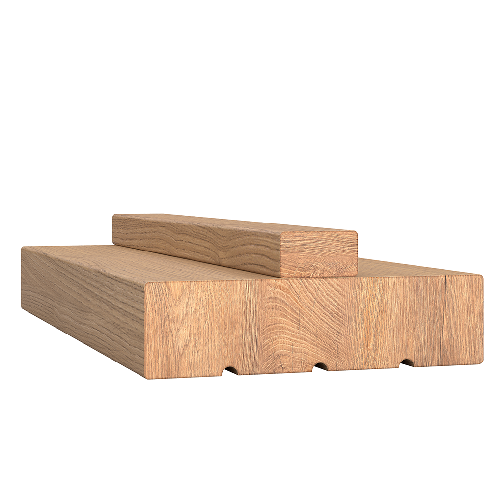 LPD Unfinished Internal Oak Door Lining with Loose Stop