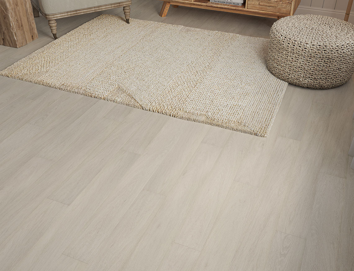 VarioClic 12mm Genova Silver Grey Plank Laminate Flooring | 134 x 1204 x 12mm