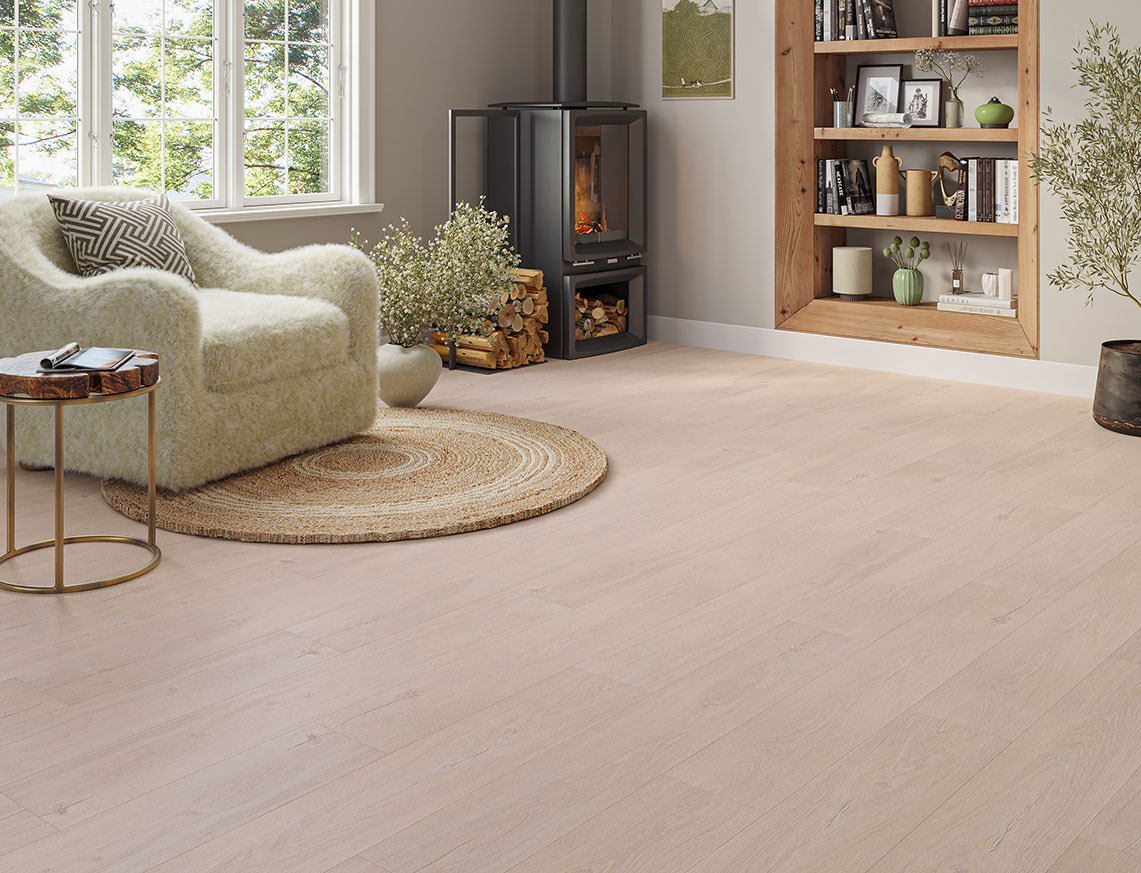 VarioClic 8mm Gelibolu Pale Brown Plank Laminate Flooring | 193 x 1204 x 8mm