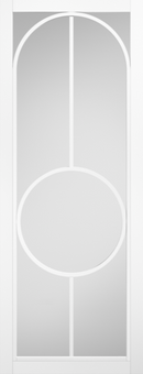 LPD Bowery Glazed Primed White Door Internal door