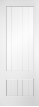 LPD Mexicano 1 Light 3/4 Glazed Primed White Door Internal door