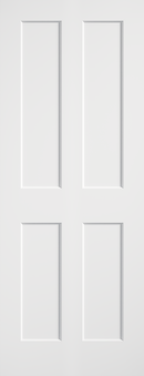 LPD Smooth White Primed Ashford 4 Panel FD30 Fire Door