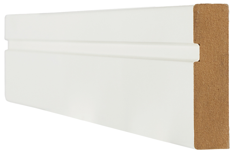 LPD White Wrapped Single Groove Architrave