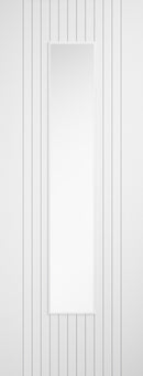 LPD Sydney Glazed White Laminate Pre-Finished Door