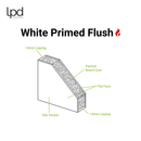 LPD White Primed Flush FD30 Fire Door