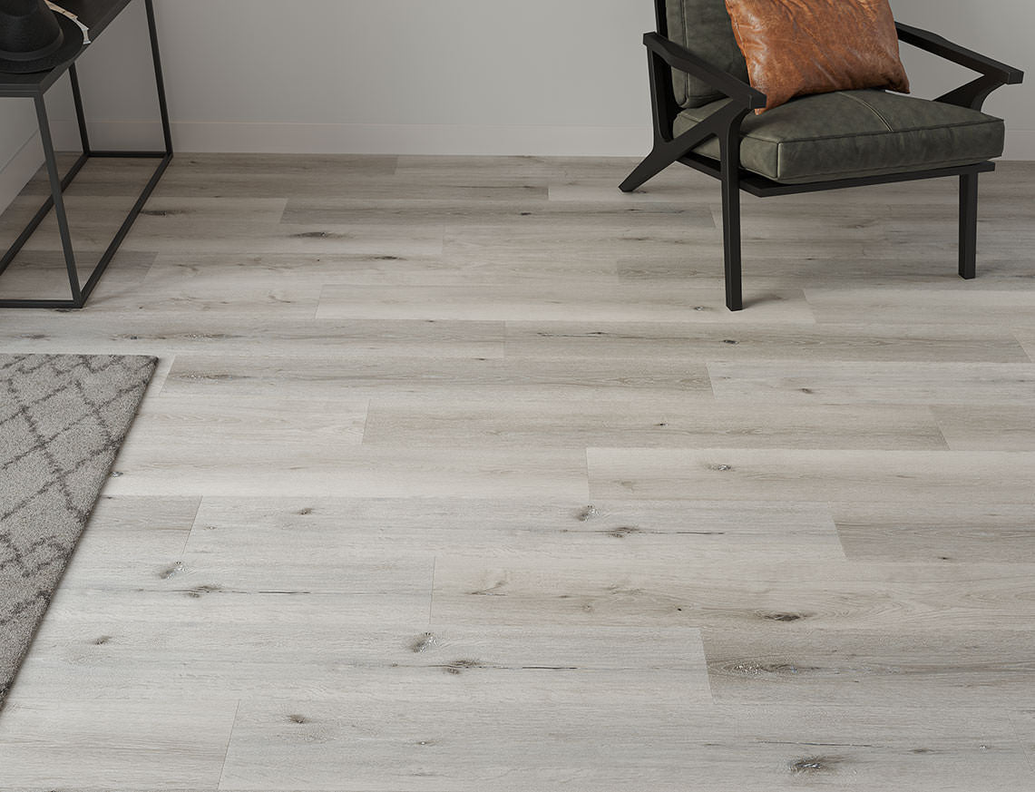 Willacombe Oak Antique Light Grey Oak Plank LVT Flooring | 180 x 1220 x 6.5/0.5mm