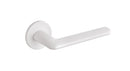 Atlantic Tupai Exclusivo 5S Line Tavira Designer Lever on 5mm Slimline Round Rose - White