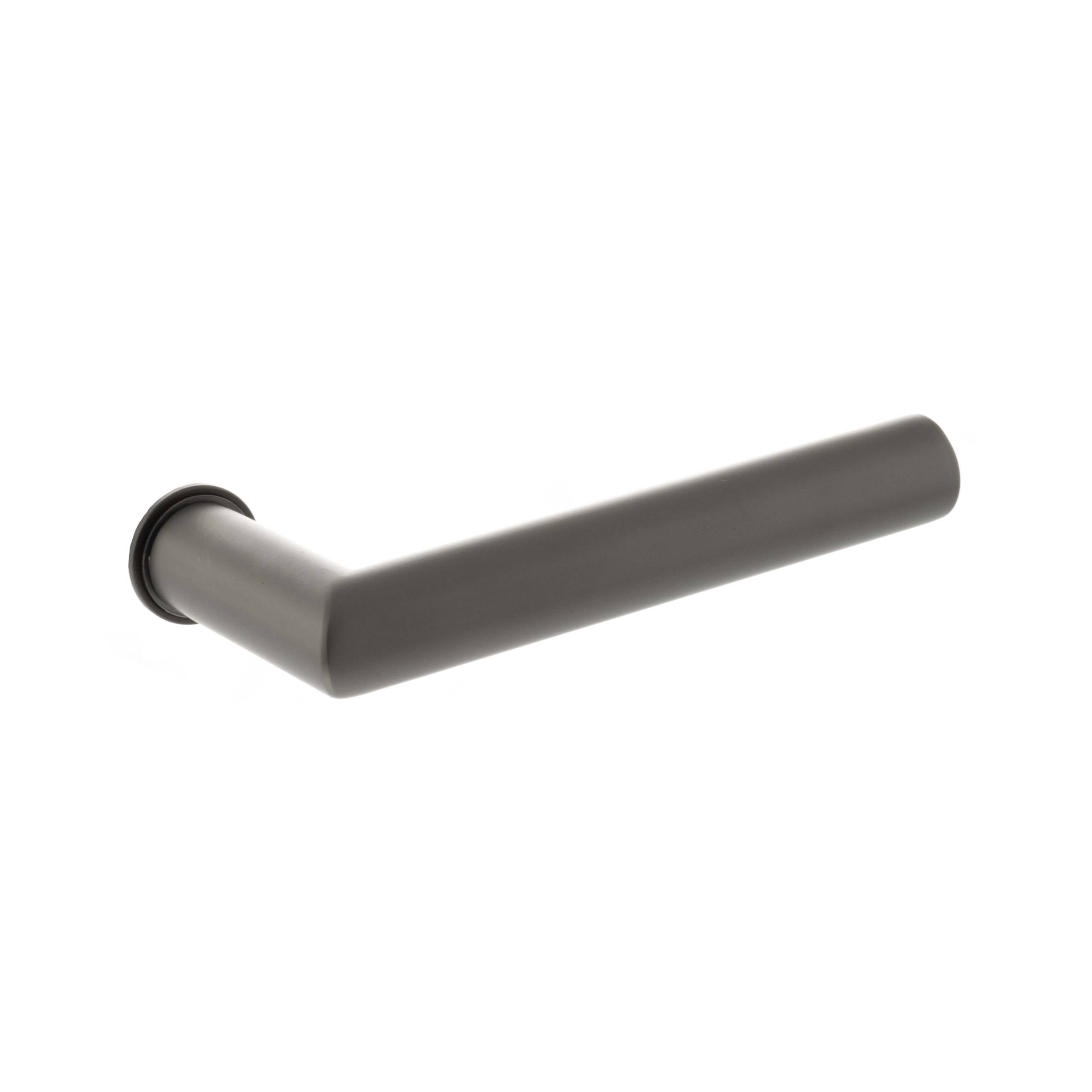 Tupai Exclusivo 5S Line Covela Lever Door Handle on Concealed Round Rose - Titanium