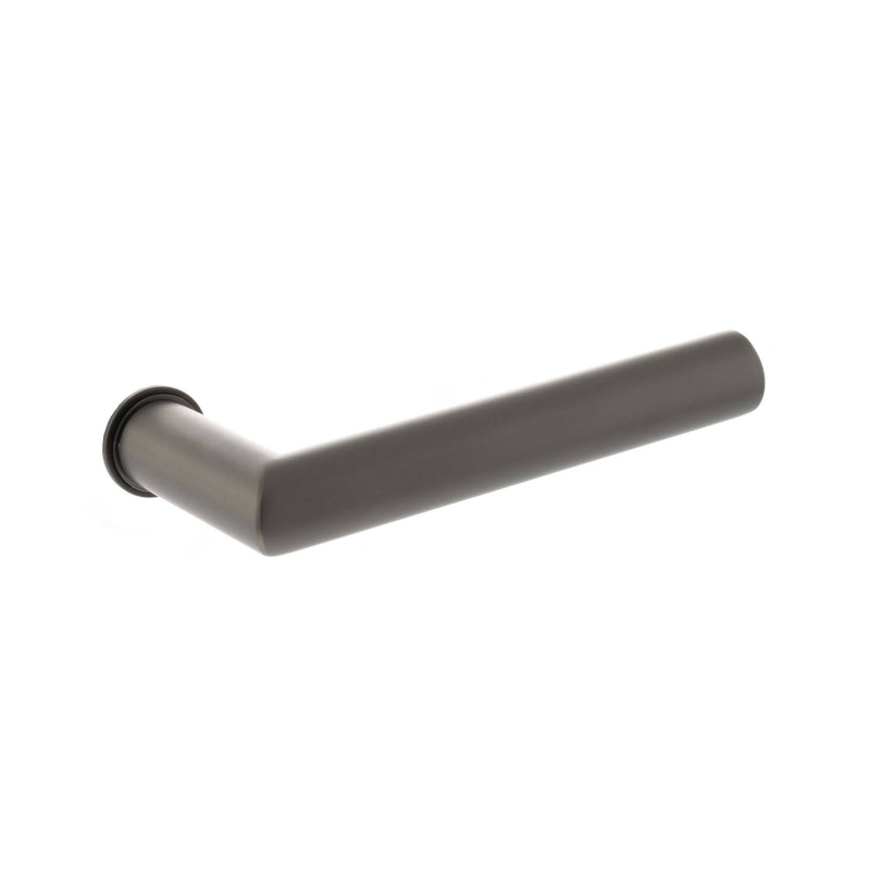 Tupai Exclusivo 5S Line Covela Lever Door Handle on Concealed Round Rose - Titanium