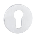 Atlantic Tupai Exclusivo 5S Line Euro Escutcheon on 5mm Slimline Round Rose - White