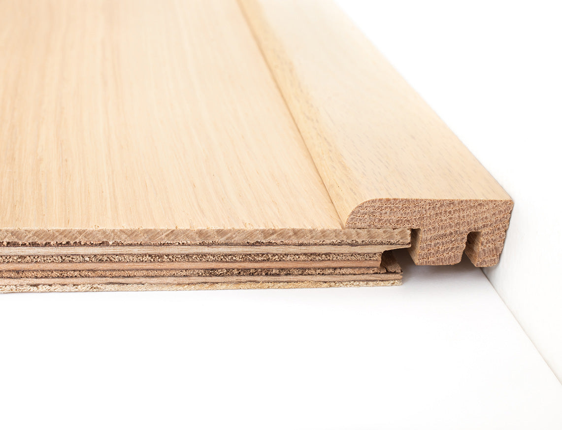 Invisible Oiled Oak End Profile 15 x 34 x 900mm