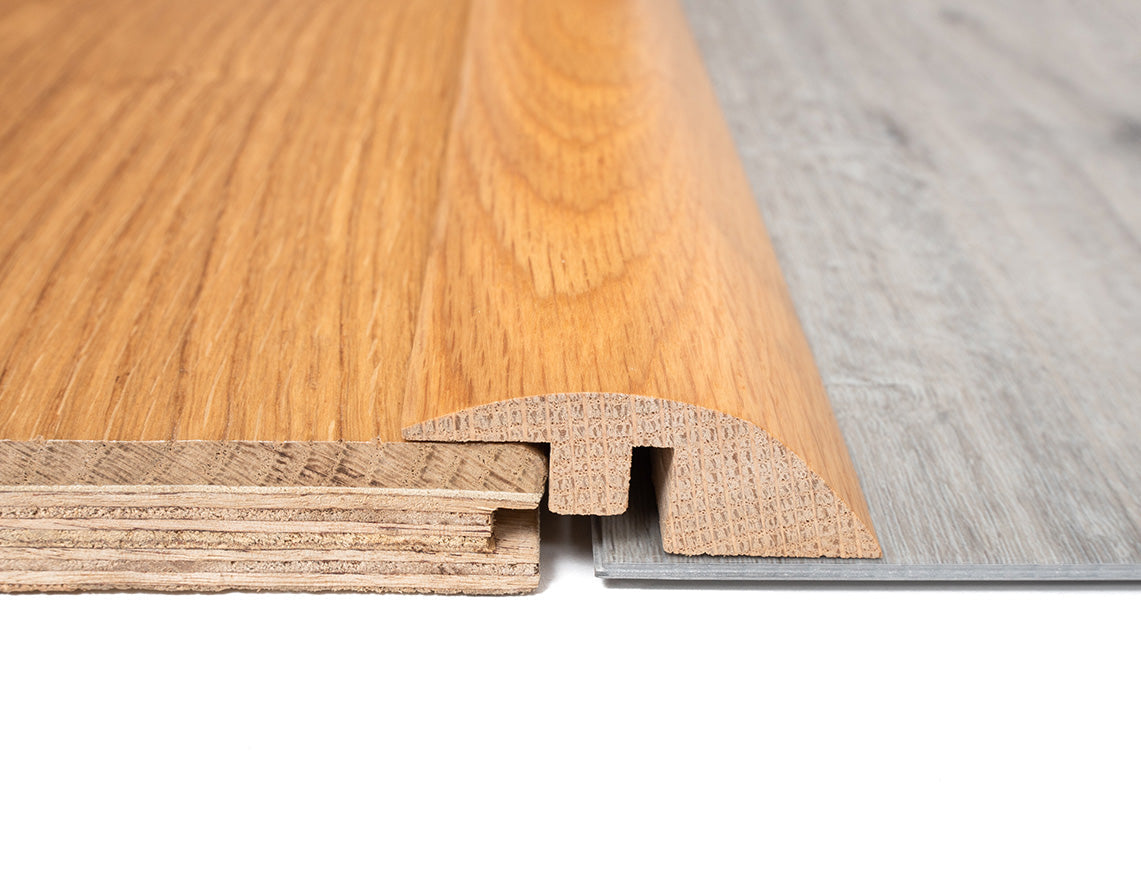 Lacquered Oak Ramp Profile 22 x 59 x 2700mm