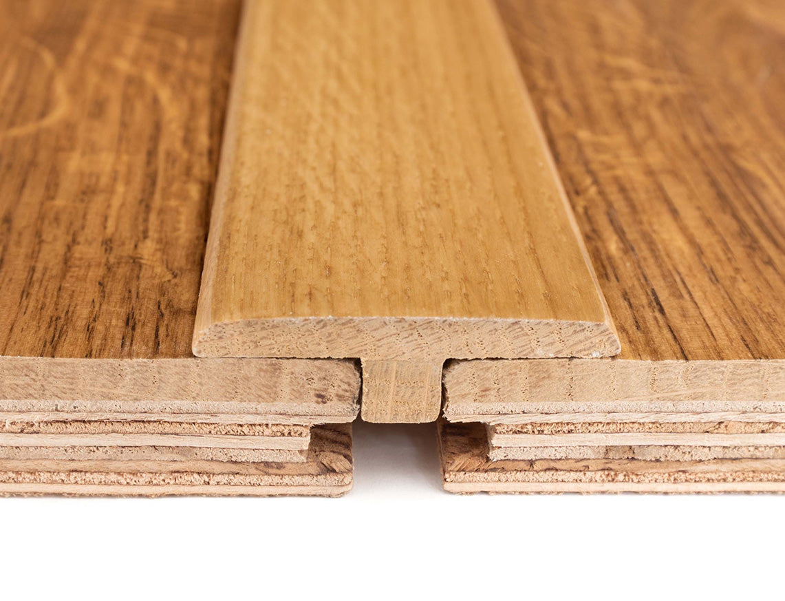 Golden Oak Laminate T Profile 3000mm x 12mm x 45mm