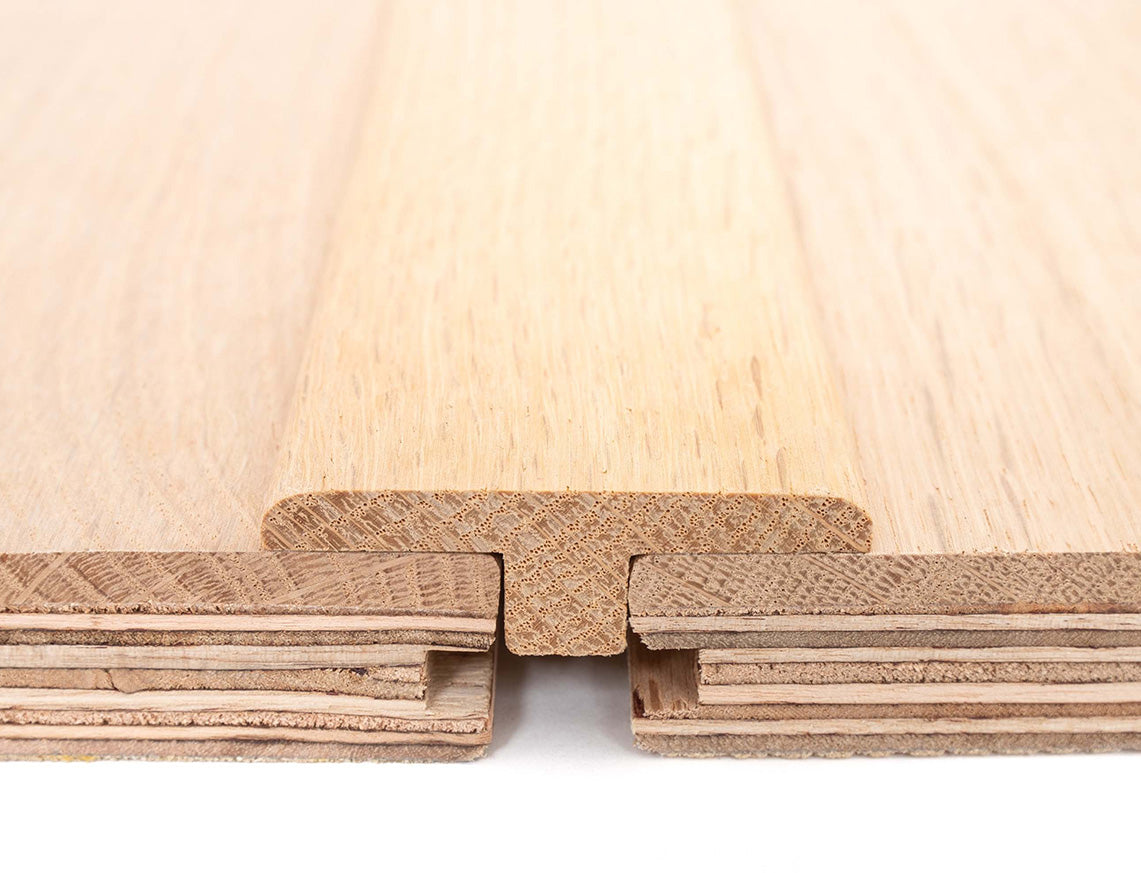 Unfinished Oak T-Profile 15 x 50 x 2700mm