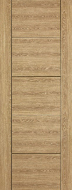 Pre-Assembled Oak Laminate Vancouver 5P Fire Door Set