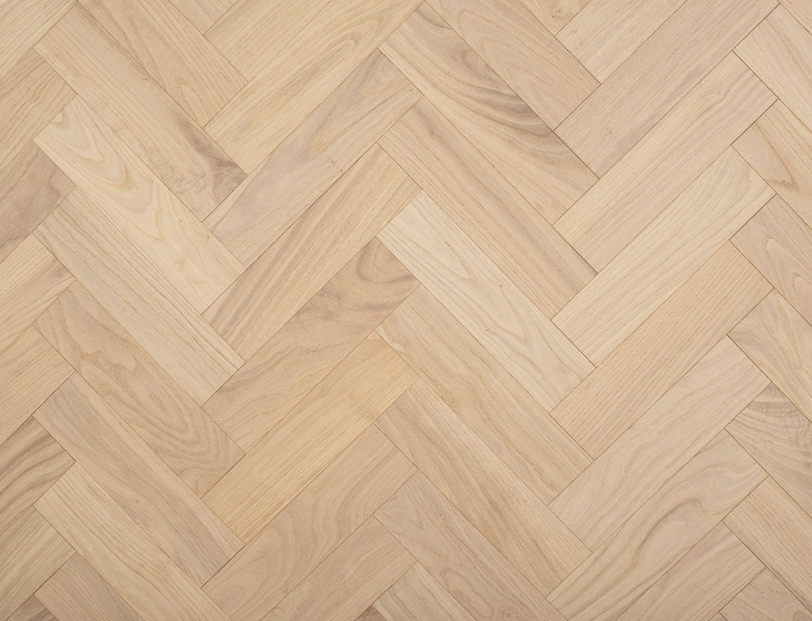 Friston Oak Smooth Herringbone Engineered Wood Flooring | Invisible UV Oiled | 80 x 300 x 10/3mm