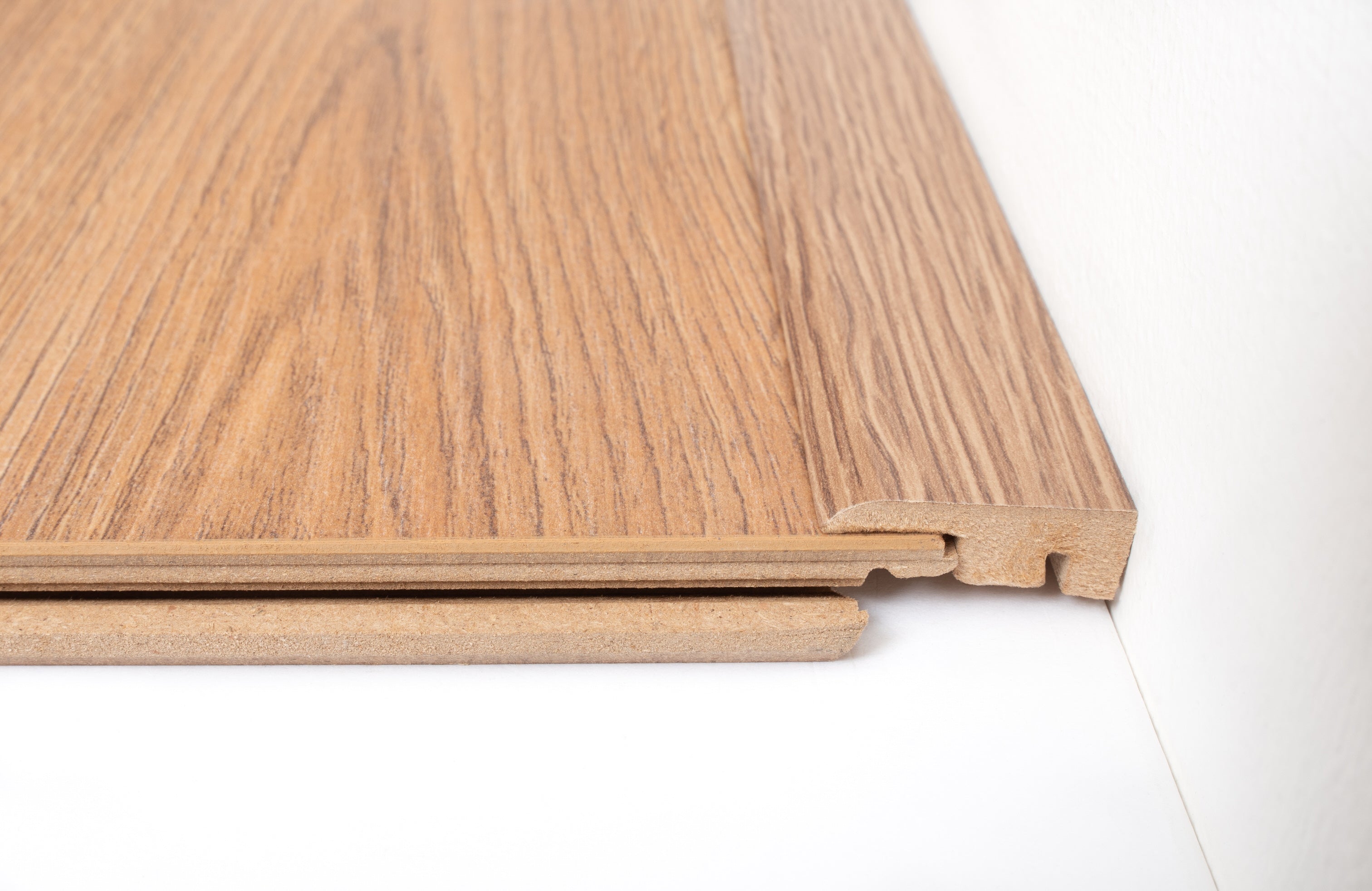 Caramel Oak Laminate End Profile 3000mm x 11.5mm x 33mm