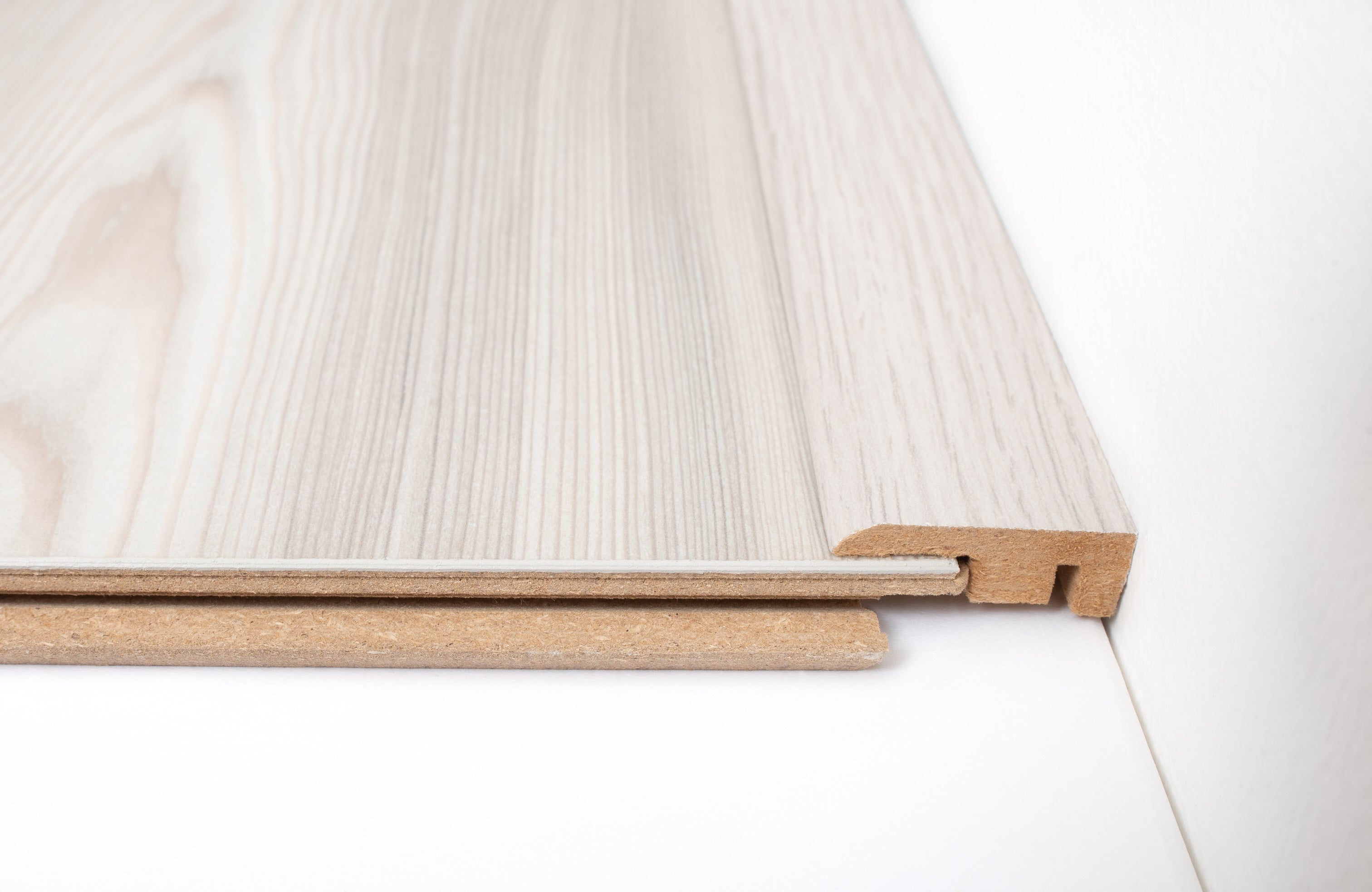 White Ash Laminate End Profile 1000mm x 11.5mm x 33mm