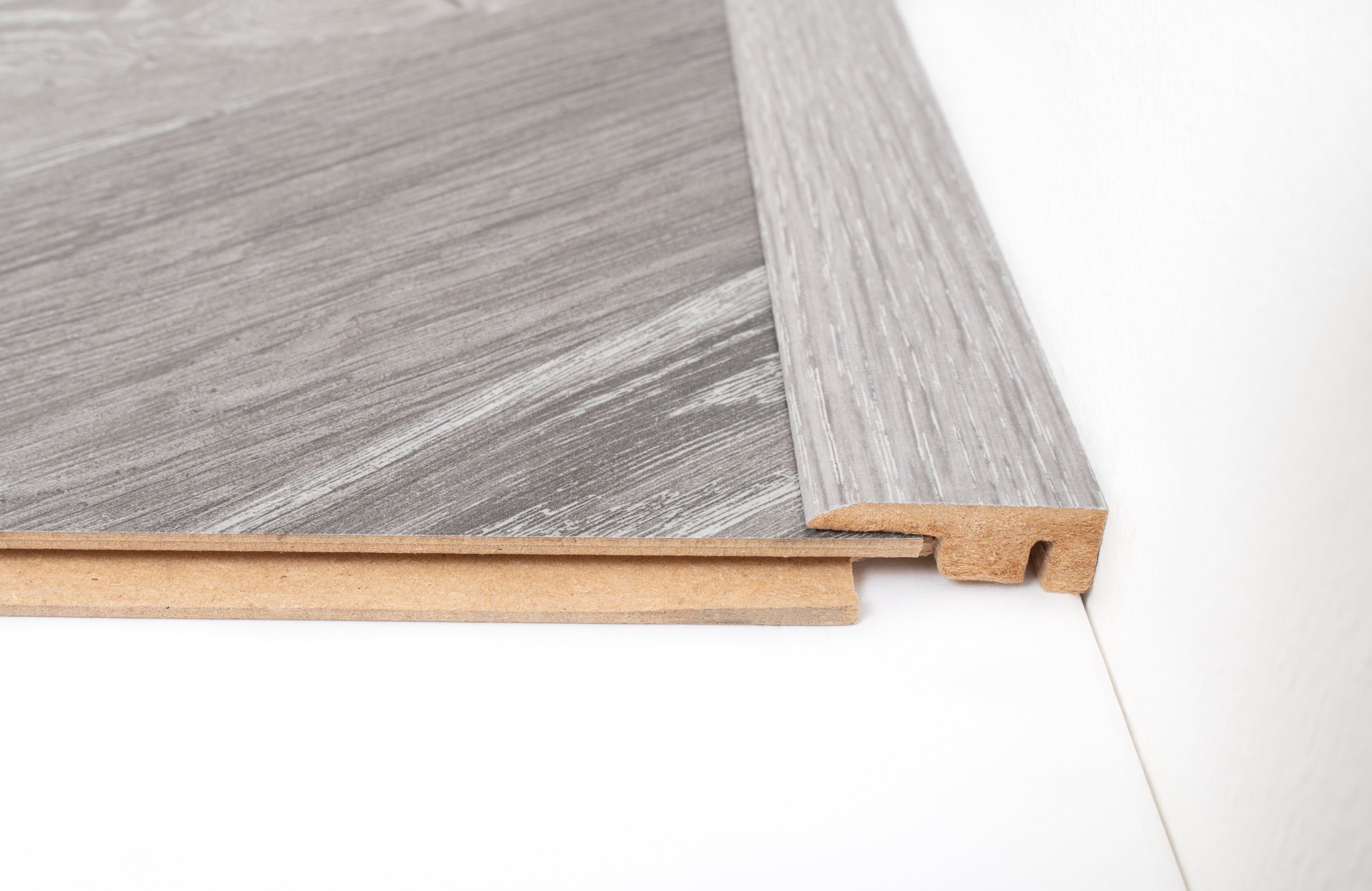 Ash Grey Laminate End Profile 3000mm x 11.5mm x 33mm